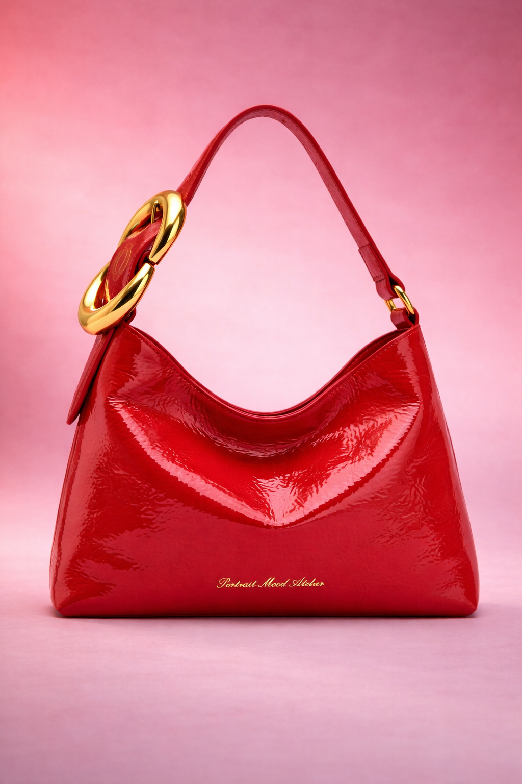 P|M Lumière Shoulder Bag — Rouge Éveil