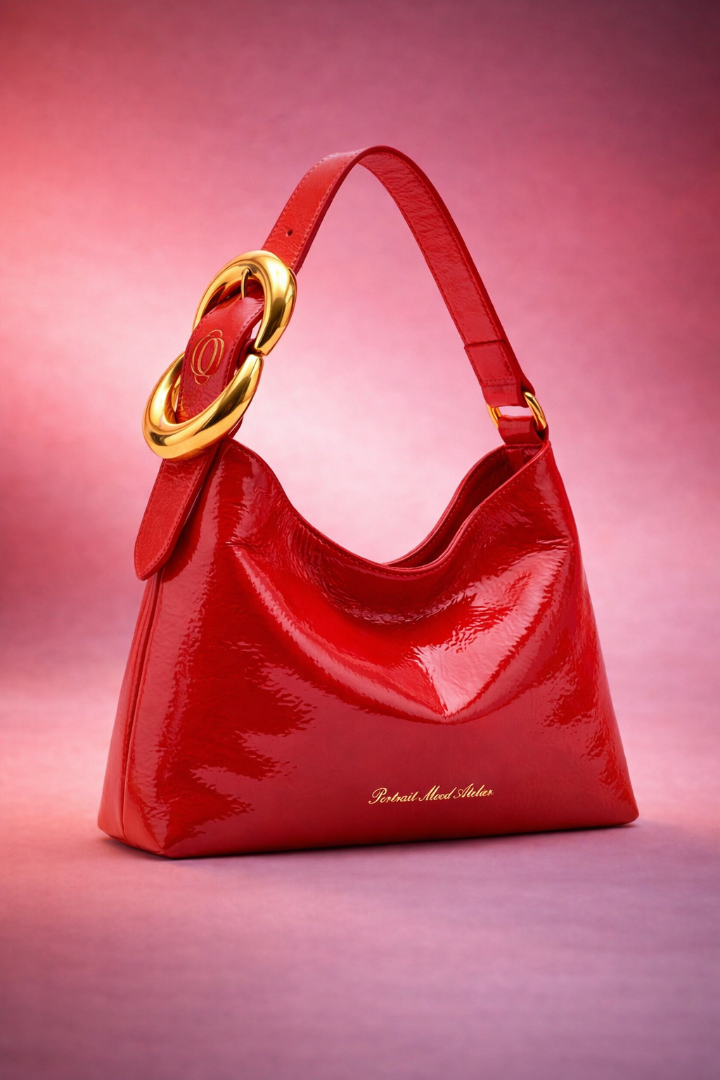 P|M Lumière Shoulder Bag — Rouge Éveil