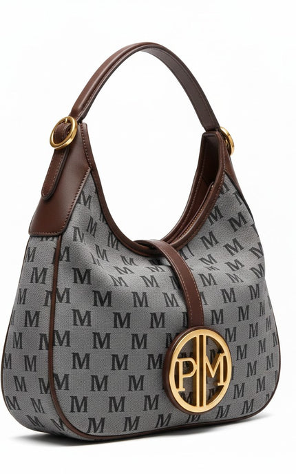 M-SIGNATURE CRESCENT BAG
