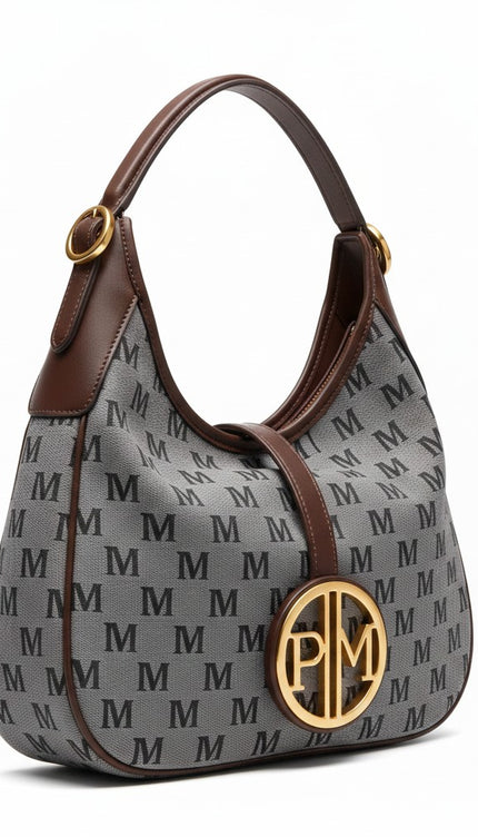 M-SIGNATURE CRESCENT BAG