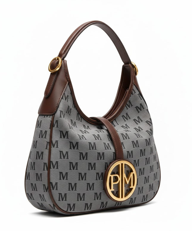 M-SIGNATURE CRESCENT BAG