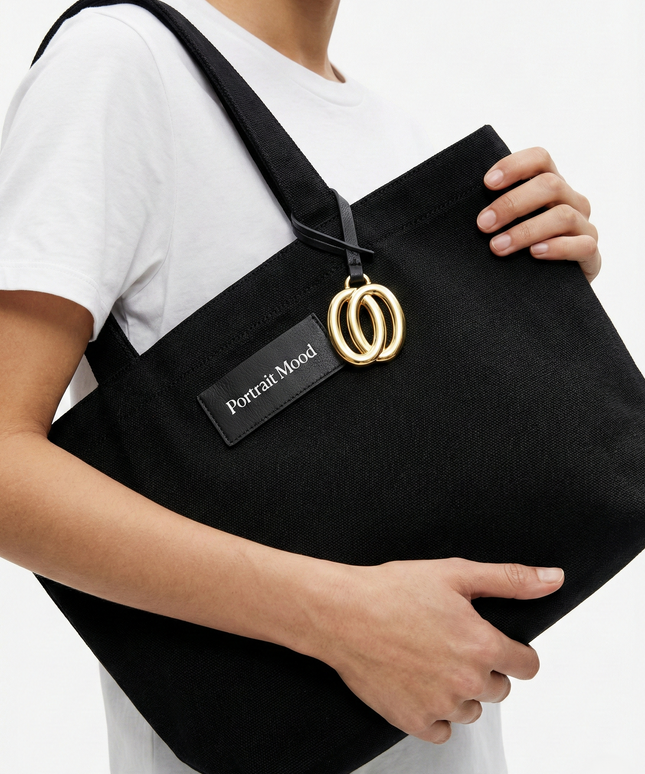 The P|M Archive Logo Shopper - Noir Edition