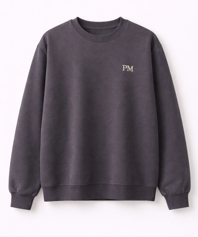 The PM Vintage Monogram Crew