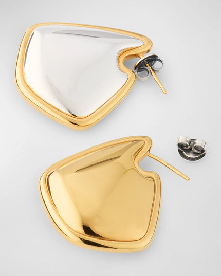The Golden Echo Earrings – Bold Geometry, Soft Power