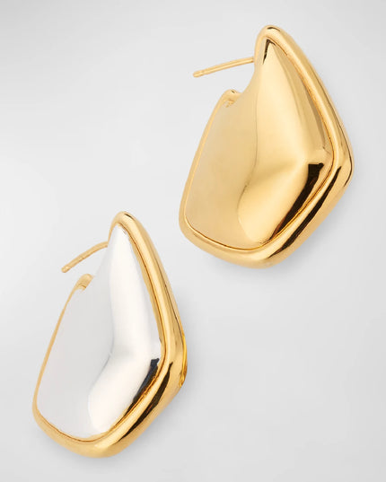 The Golden Echo Earrings – Bold Geometry, Soft Power