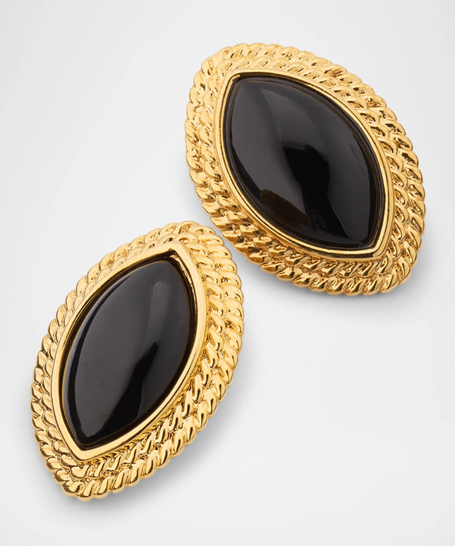 SOLAR AURA EARRINGS In Solid Non-Tarnish Stainless Steel With 18K Gold-Plate