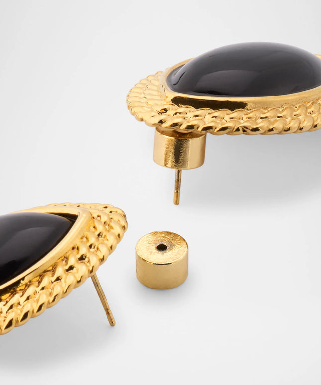 SOLAR AURA EARRINGS In Solid Non-Tarnish Stainless Steel With 18K Gold-Plate