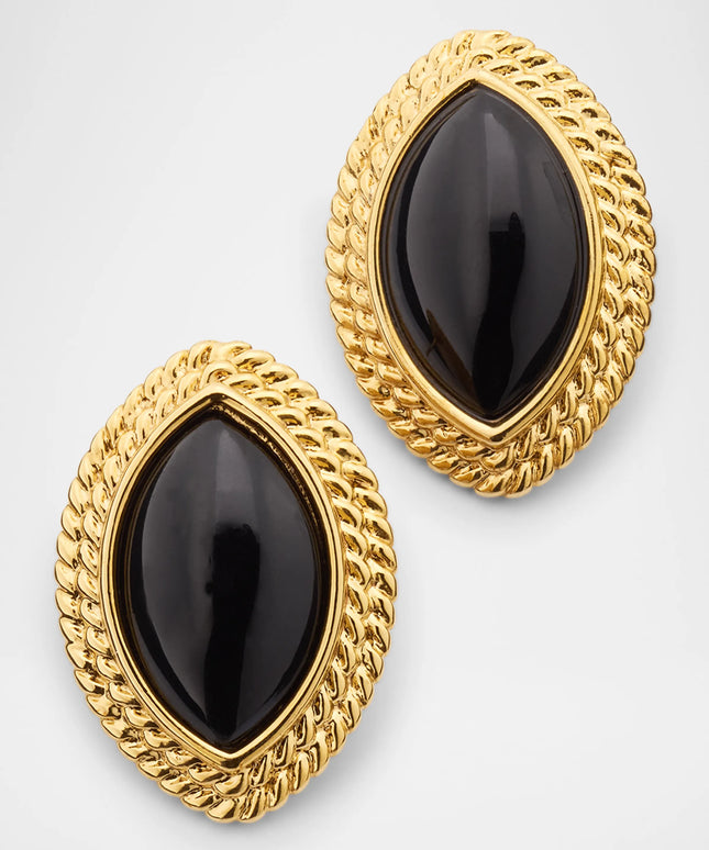 SOLAR AURA EARRINGS In Solid Non-Tarnish Stainless Steel With 18K Gold-Plate