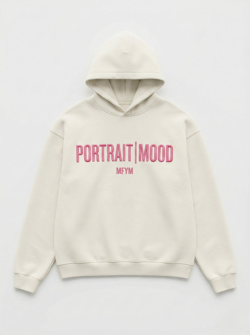 The Ivory Pink Alignment Hoodie