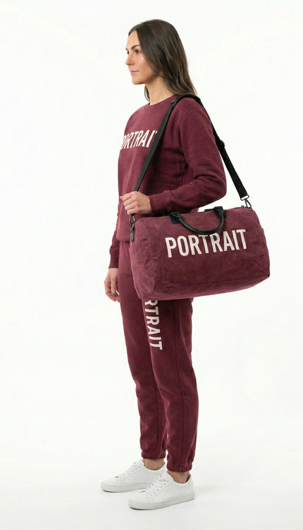 THE PORTRAIT VOYAGER DUFFEL – Burgundy Edition