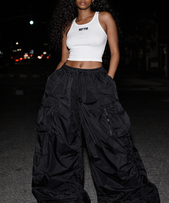 The MFYM Ribbed Identity Crop Tank