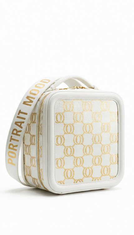 The P|M Vault Vanity Case - Blanc & Gold Edition