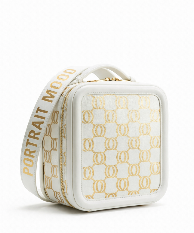 The P|M Vault Vanity Case - Blanc & Gold Edition