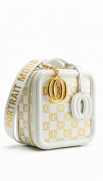 The P|M Vault Vanity Case - Blanc & Gold Edition