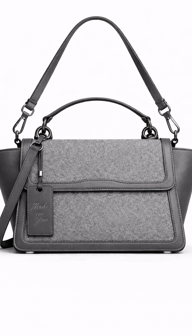 P|M BALANCE Grand Top Handle - Graphite Grey Minimalist Edition (Two Detachable Straps)