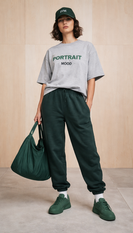 The P|M Alumni Oversized Tee - Heather Grey Edition