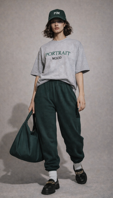 The P|M Alumni Oversized Tee - Heather Grey Edition