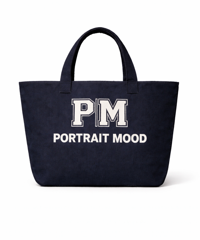 The P|M Studio Varsity Tote - Midnight Edition