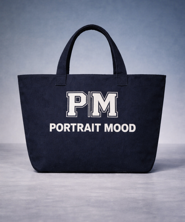 The P|M Studio Varsity Tote - Midnight Edition