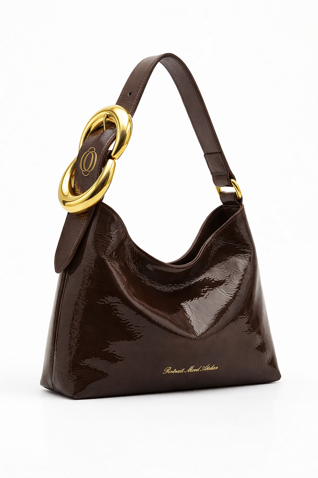 P|M Lumière Shoulder Bag — Espresso Éclat