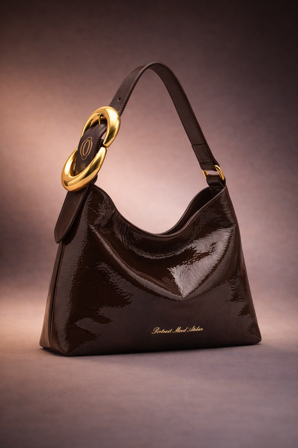 P|M Lumière Shoulder Bag — Espresso Éclat