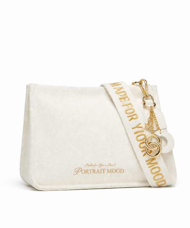 The P|M Serenity Script Messenger - White & Gold Edition