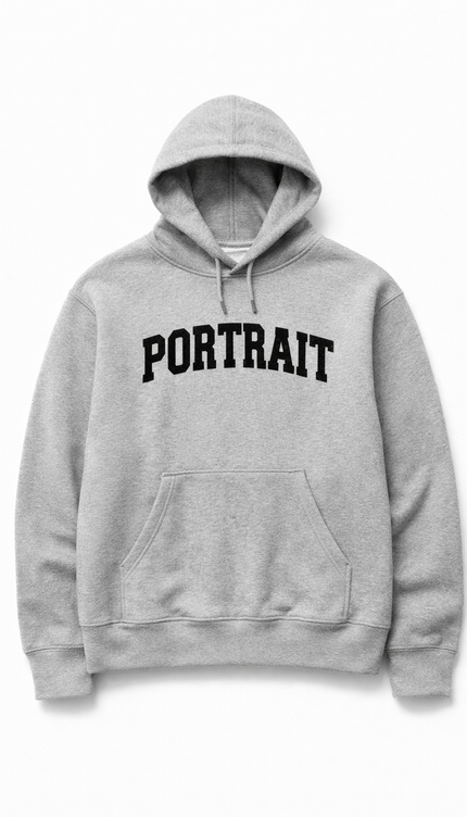 The P|M Studio Arch Logo Hoodie - Heather Grey Edition