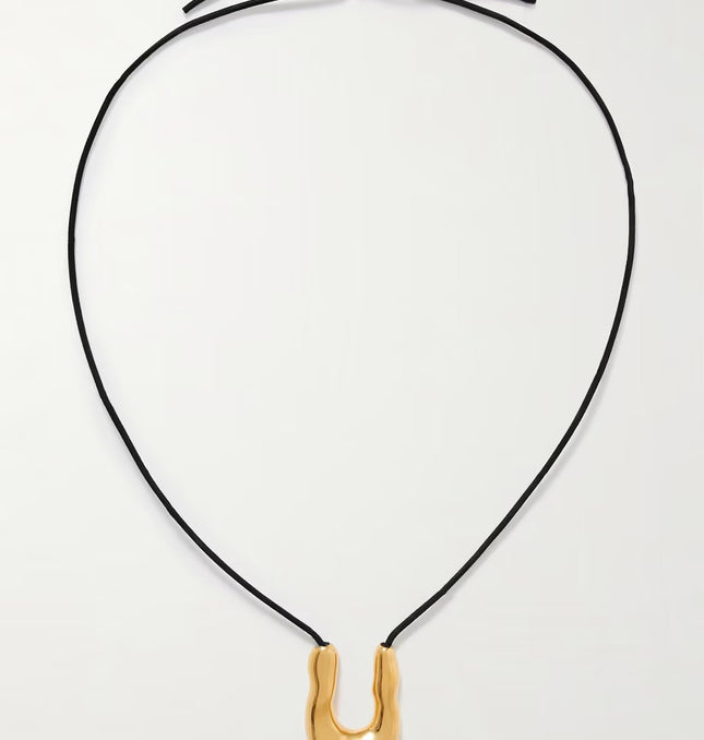 CELESTIAL EMBRACE PENDANT - NECKLACE In Solid Non-Tarnish Stainless Steel With 18K Gold-Plate