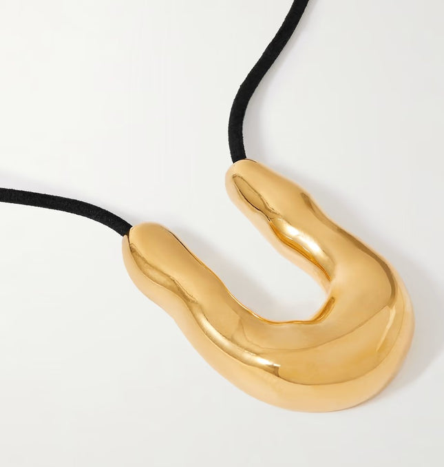 CELESTIAL EMBRACE PENDANT - NECKLACE In Solid Non-Tarnish Stainless Steel With 18K Gold-Plate