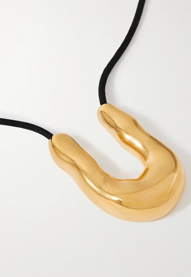 CELESTIAL EMBRACE PENDANT - NECKLACE In Solid Non-Tarnish Stainless Steel With 18K Gold-Plate