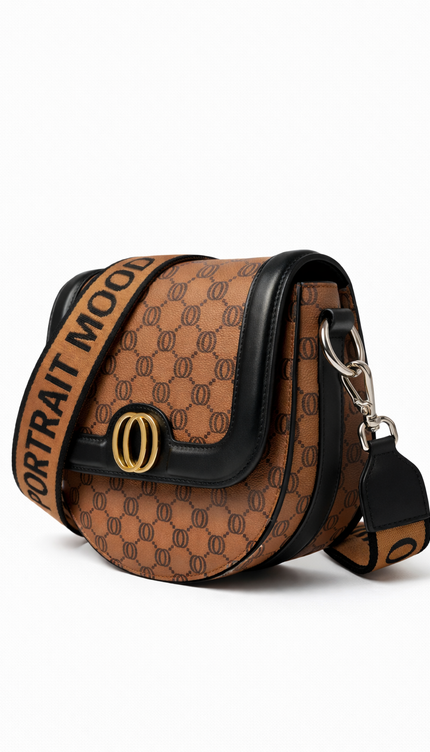 The P|M Nomad Saddle Bag - Cognac & Noir Edition