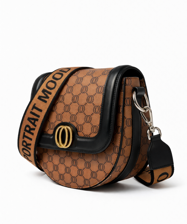 The P|M Nomad Saddle Bag - Cognac & Noir Edition